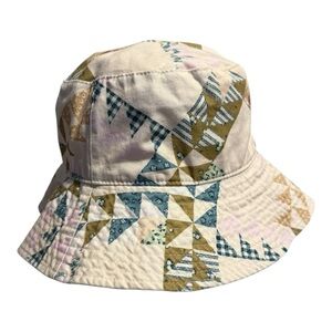 Patchwork Pattern Bucket Summer | Sun | Cotton Fabric Hat